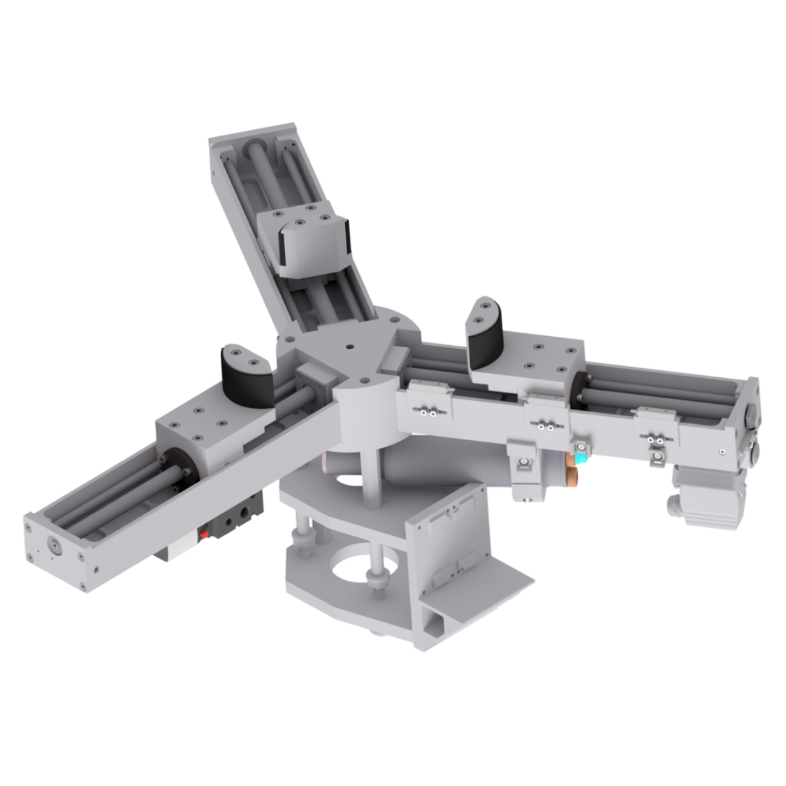 Revision und Optimierung eines Greifers für ein bestehendes Handling-System zur automatischen Be- und Entladung einer Standstrahlanlage.