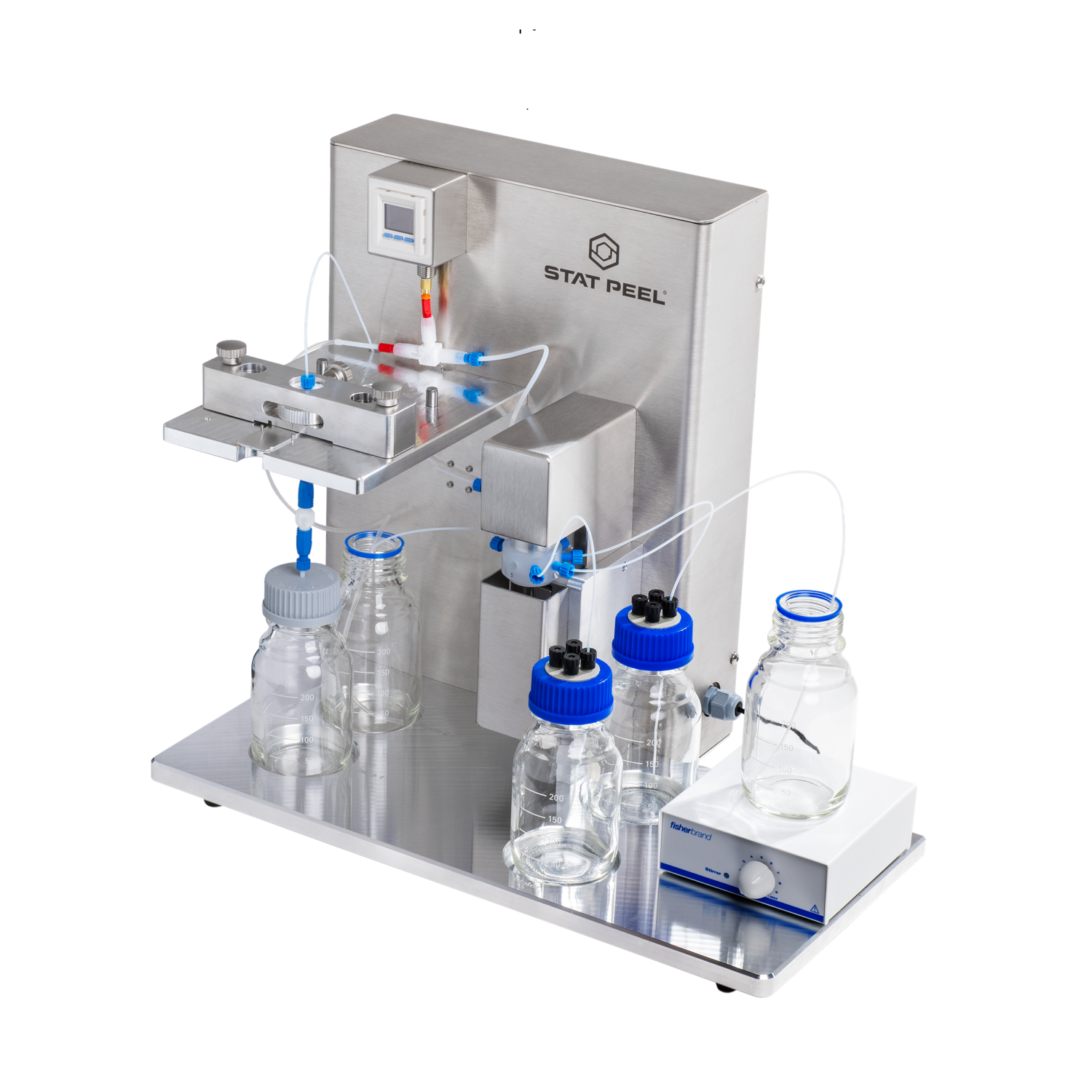Custom test device for water quality analysis in industrial applications.