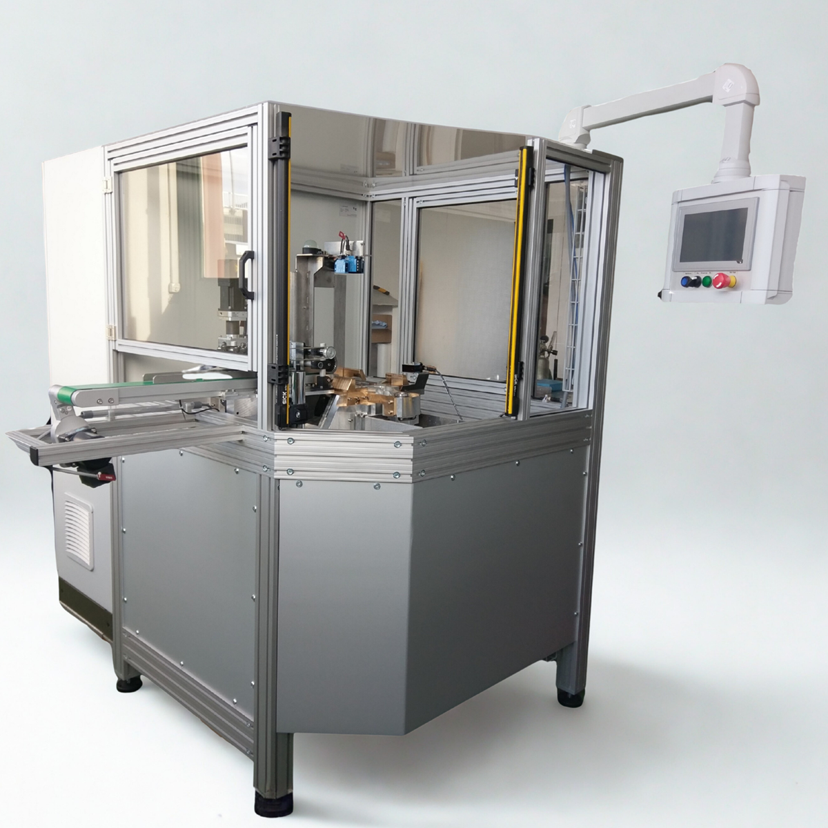 Custom roll bending machine for flexible and efficient sleeve manufacturing in a production environment.