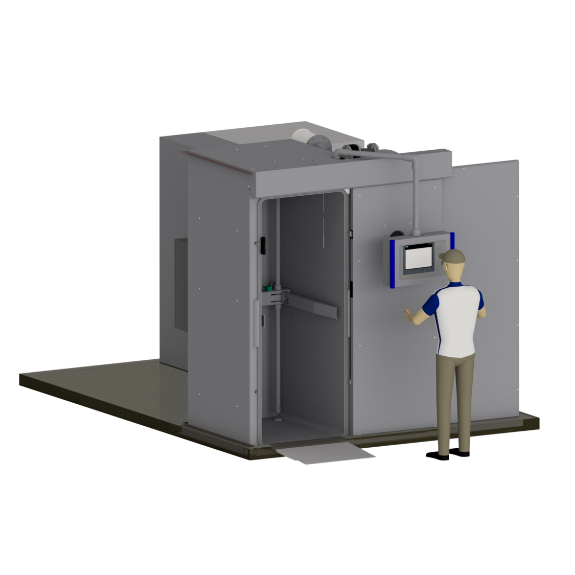 Kundenspezifische Vakuumkühlkammer zur schnellen und schonenden Abkühlung von Backwaren